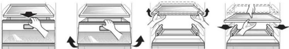LG GR-M317SGKR - How to disassemble the V Fresh compartment - 1