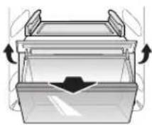 LG GR-M317SGKR - ▶When pulling out the lower fresh compartment - 2