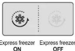 LG GR-M317SGKR - Please select this function for prompt freezer. - 2