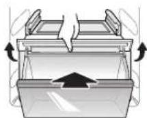 LG GR-M317SGKR - ▶When inserting the lower fresh compartment - 2