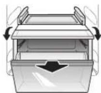 LG GR-M317SGKR - ▶When pulling out the lower fresh compartment - 3