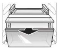 LG GR-M317SGKR - ▶When pulling out the lower fresh compartment - 1