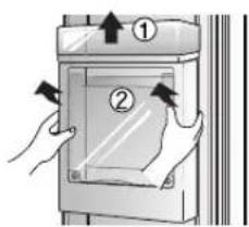 LG GR-P247PGMH - How to disassemble the fridge Home Bar cover - 1