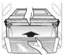 LG GR-P247PGMH - ▶When inserting the lower fresh compartment - 2