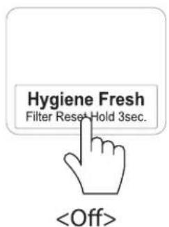 LG GR-N266LLS - Replacing the Hygiene Fresh Filter (Optional) - 2