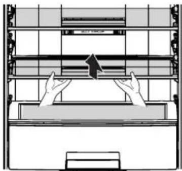 LG GA-B489BVTP - Folding Glass Shelf - 1