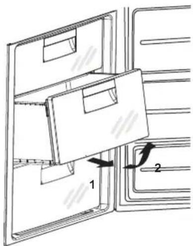 LG GA-B489BVTP - Removing / Installing freezer drawers - 1