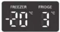 LG GA-B489BVTP - How to adjust the temperature in the fridge and freezer compartment - 2