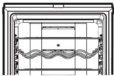 LG GA-B489BVTP - Bottle Rack Removable Glass Shelf - 1
