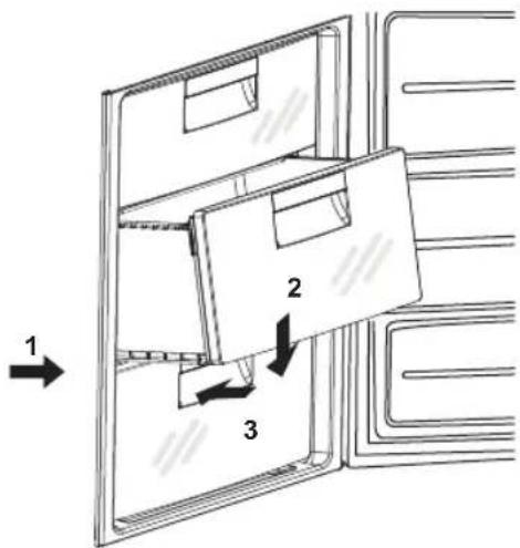 LG GA-B489BVTP - Removing / Installing freezer drawers - 2