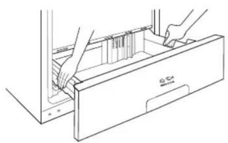 LG GA-B489BVTP - How to separate the OPTI Temp Zone drawer (Optional) - 2