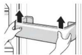 LG GC-F501ELDZ - Removing the Door Basket - 1