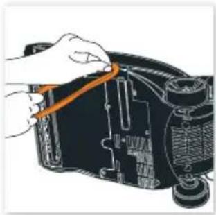 VAX Rapide Deluxe Pre-Treatment V-026PTS - Replacing the belt - 3