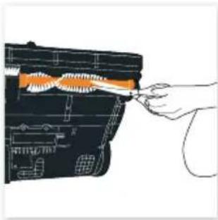 VAX Rapide Deluxe Pre-Treatment V-026PTS - Removing blockages from the brushbar - 1