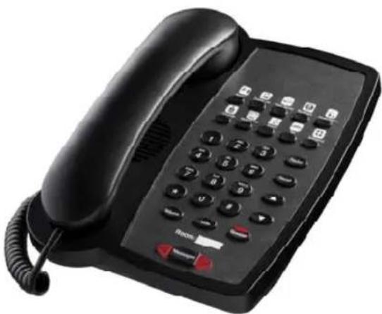 Oricom HP200 - HP200 Corded Hotel Phone with Speakerphone - 1
