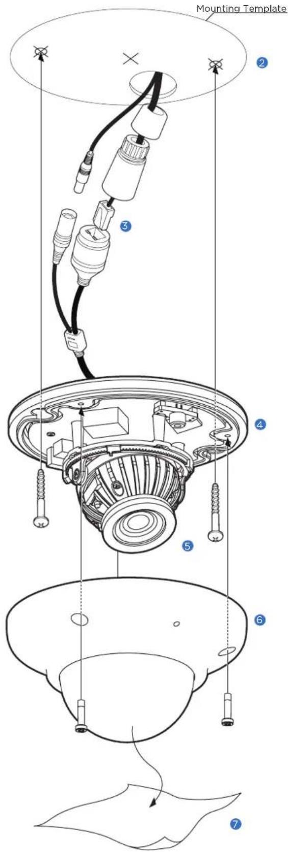 Digital Watchdog MegaPix DWC-MV72WI4ATW - Installation - Standard Installation - 1