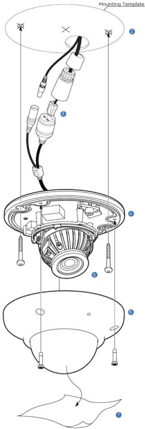 Digital Watchdog MegaPix DWC-MV72WI28ATW - Installation - Standard Installation - 1