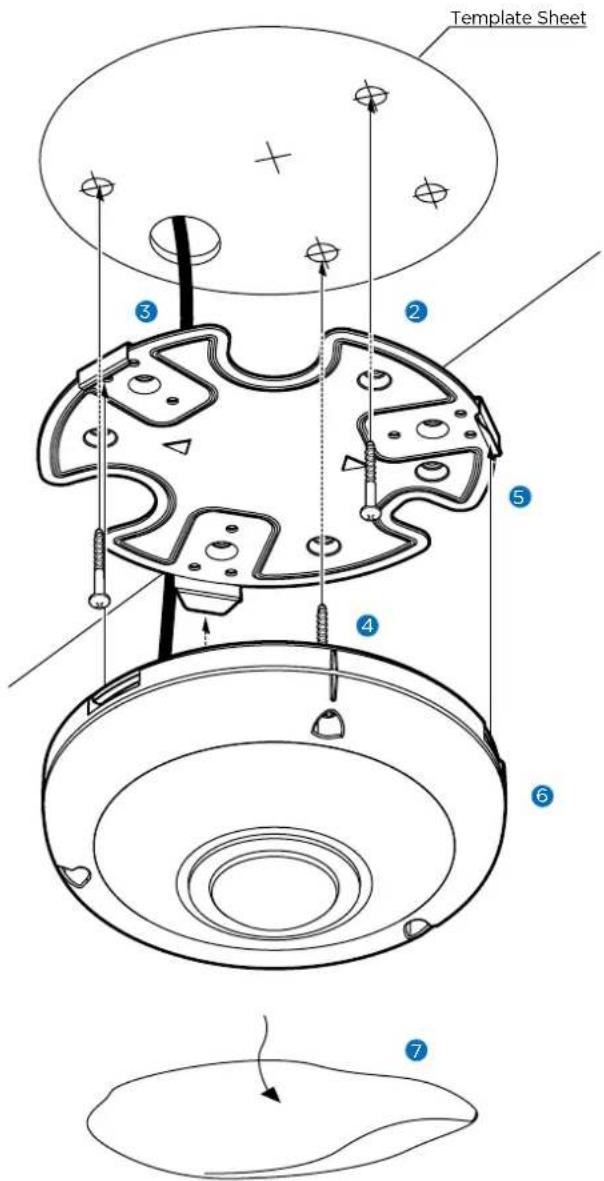 Digital Watchdog MegaPix Pano DWC-PVF9DI2TW - Installation - Basic Installation - 3