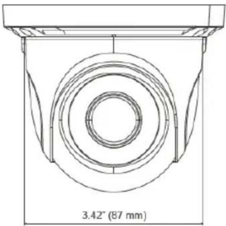 Digital Watchdog MegaPix DWC-MTT4Wi36 - Dimensions - 2