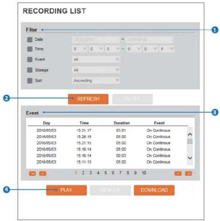 Digital Watchdog MegaPix DWC-MV74WI4 - Setup - Record Setup Record Configuration - 2