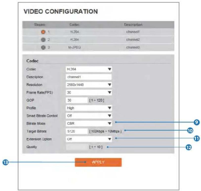 Digital Watchdog MegaPix DWC-MV74WI4 - Video Configuration - 1