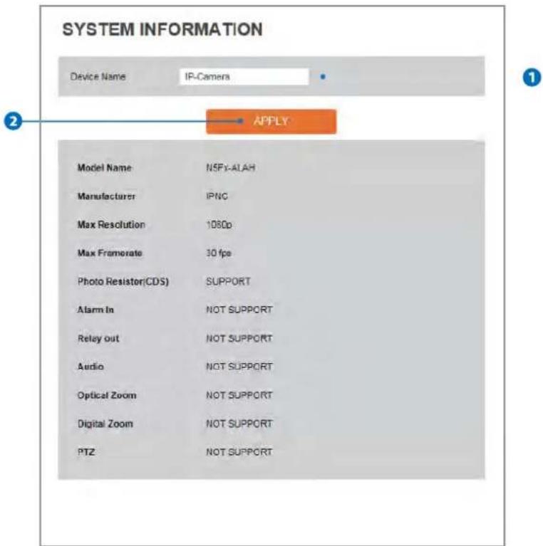 Digital Watchdog MegaPix CaaS DWC-MF4WI6C1 - Setup - System Setup System Information - 1