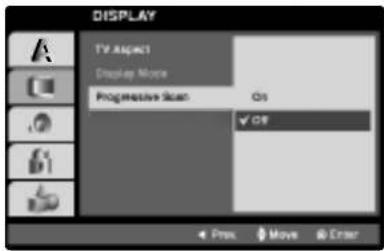 LG DG9411CPM - To Turn ON progressive scan: - 1