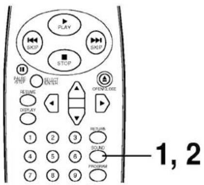 LG ADVD-2350P - Press AUDIO repeatedly until the desired sound is selected. - 8