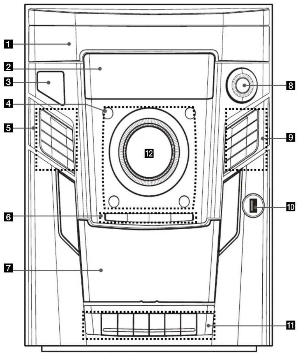 LG MCD65 - Front panel - 1
