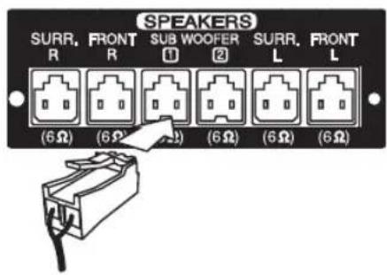 LG CM9540T - Connecting to speakers - 1