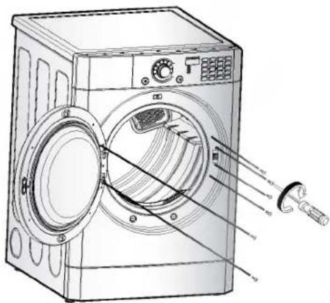 LG TD-V10186EM - INITIAL STEPS FOR INSTALLING YOUR DRYER - 5