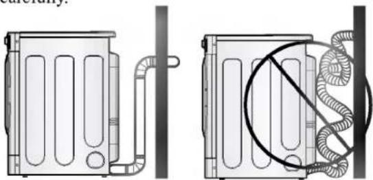 LG TD-V10186EM - The exhaust must be vented to the outside. Improper taping and incorrect installation will cause dryer malfunction. - 1