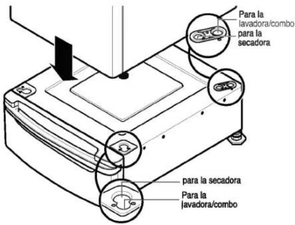Para la lavadora/combo para la secadora para la secadora Para la lavadora/combo