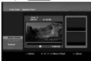 LG RKS-7000Q - Deleting a Part VR RAM-1 - 1