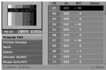 LG RKS-7000Q - Program Edit - 1