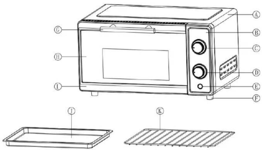 Infiniton HSM-70B09 - Conozca su nuevo horno - 1