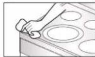 LG LRE30453SB - Cooktop Seal - 1