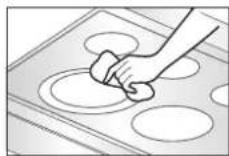 LG LRE30453SB - To clean the glass-ceramic - 3