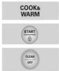 LG LRE30453SB - To set Cook &amp; Warm: - 1
