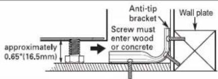 LG LRE30453SB - Tip - Over Hazard - 2