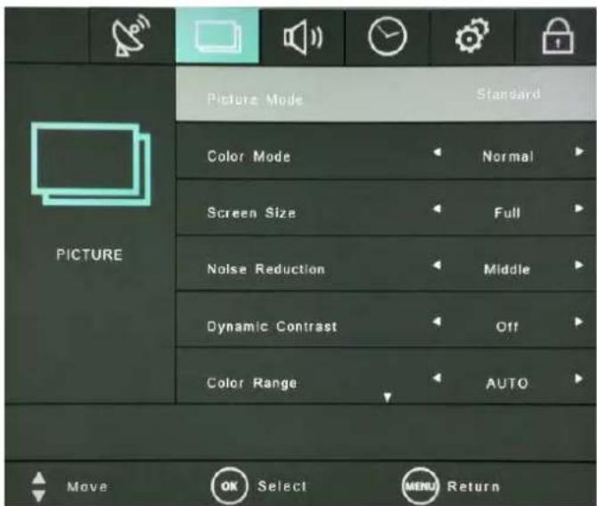 HITACHI HILU86101 - PICTURE MENU - 2