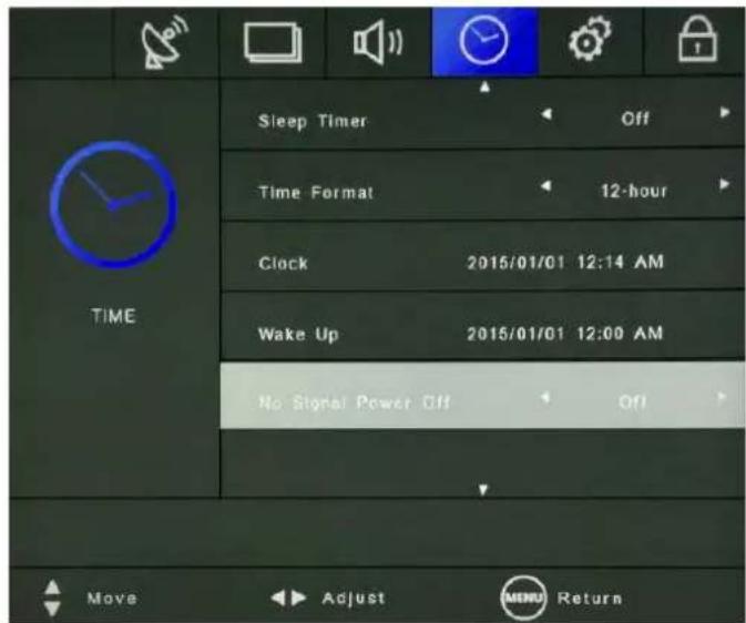 HITACHI HILU86101 - TIME MENU - 5