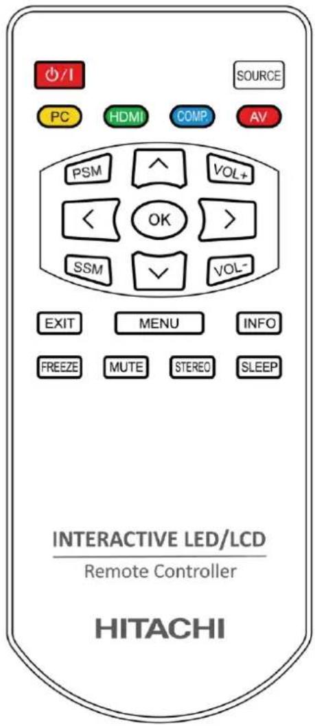 HITACHI HILU86101 - Remote Controller - 1