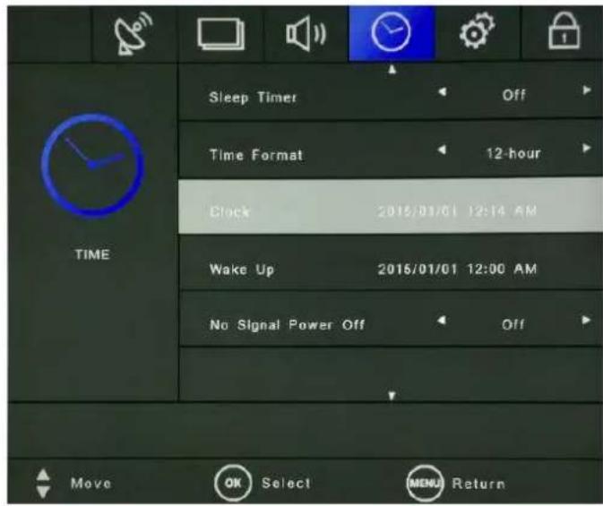 HITACHI HILU86101 - TIME MENU - 3