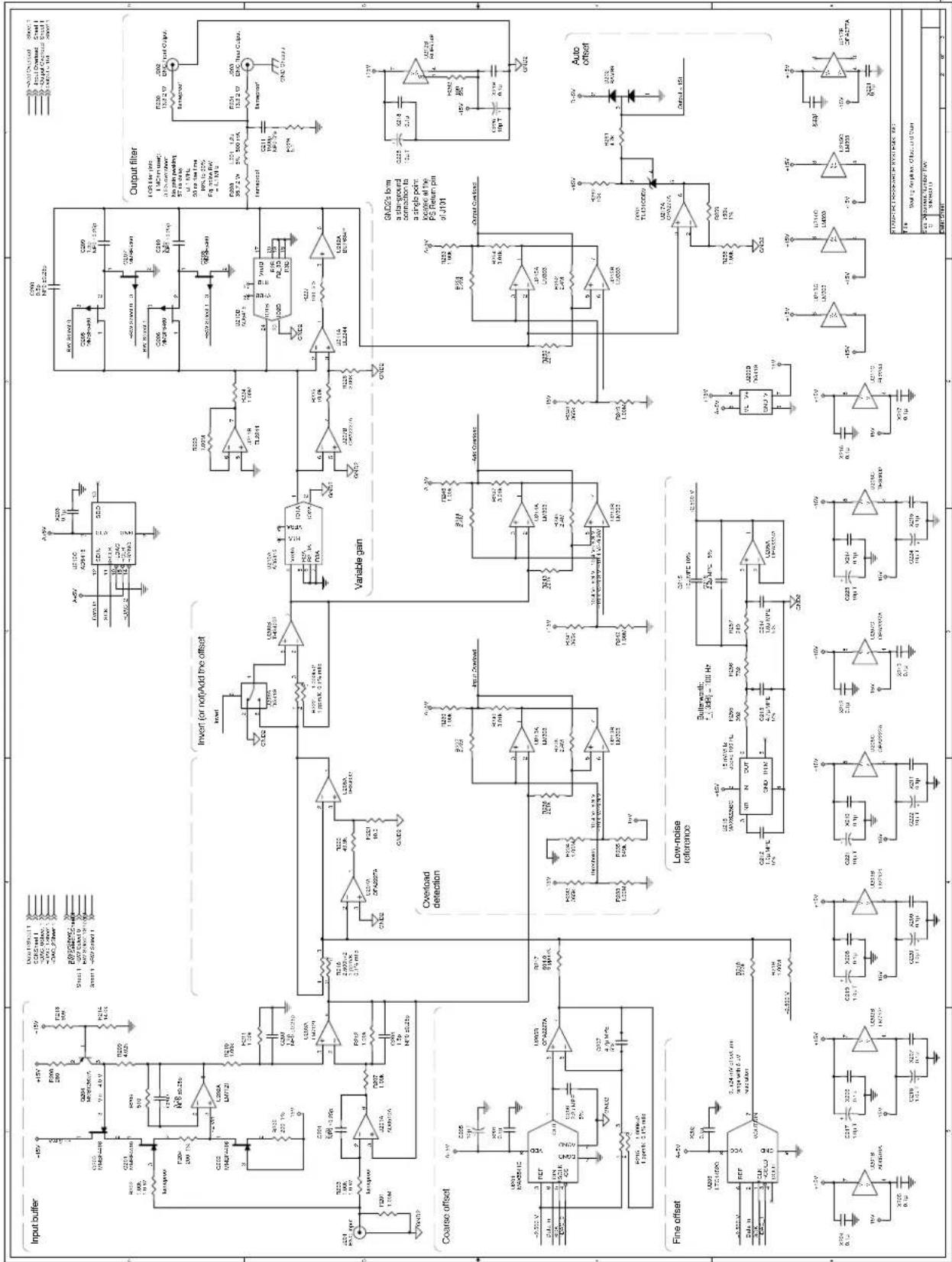 SRS SIM983 - Schematic Diagrams - 2