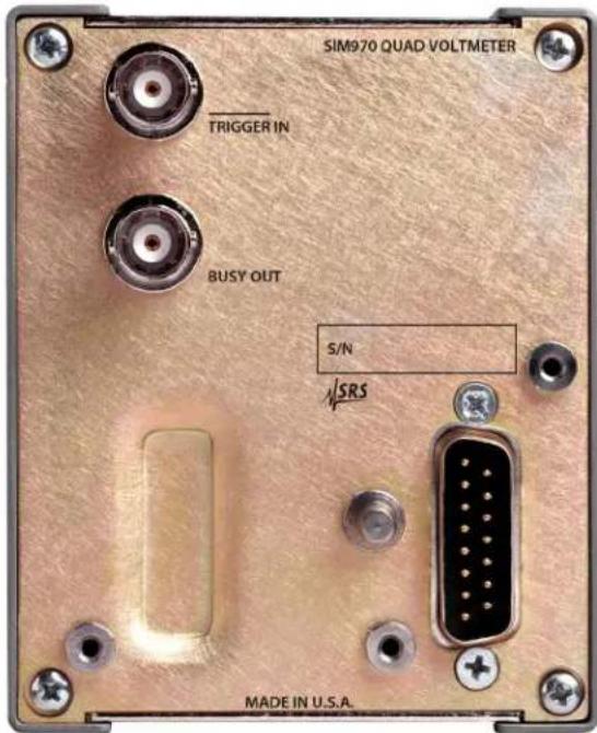 SRS SIM970 - Frontpanel - 2