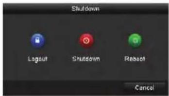 Shutdown Layout Shutdown Reboot Cancel