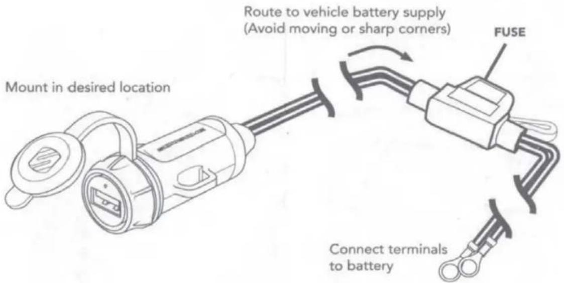 Scosche PowerVolt PSQC3-SP - WIRING DIAGRAM - 1