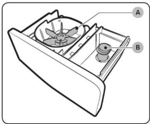 SAMSUNG WA11J5730SS1 - Detergent drawer - 1