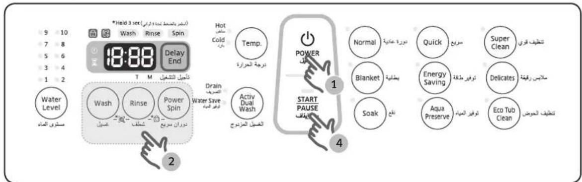 SAMSUNG WA80J5730SS1 - Manual cycles - 1